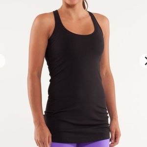 Lululemon Black Racerback Tank Top Size 6